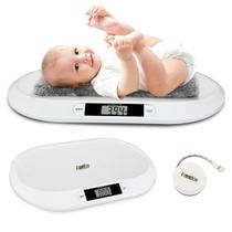 Balança Digital Pediátrica Infantil medir peso Criança Bebê até 20kg função Tara FITMETRIA