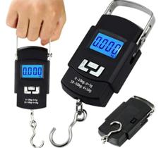 Balança Digital Peixe Pesca Gancho Pendurada De Mão Portátil Bolsa Bagagem Mala Até 50kg Balança Digital Peixe Pesca Gancho Pendurada De Mão Portátil Bolsa Bagagem Mala Até 50kg