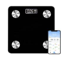 Balança Digital Pessoal Corporal Banheiro Bioimpedancia Aplicativo Bluetooth 180 Kg FITMETRIA