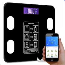 Balança Digital Plataforma Vidro Bioimpedância até 180kg