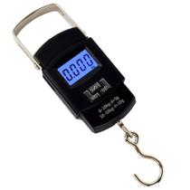 Balança Digital Portátil 50kg com Gancho LCD Mala Bagagem Peixe Precisão 10g Função Tara Bmax Balança Digital Portátil 50kg com Gancho LCD Mala Bagagem Peixe Precisão 10g Função Tara Bmax