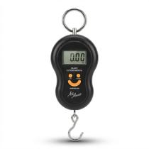 Balança Digital Portátil de Mão com Gancho Até 50kg para Mala Bagagem Pesca e Viagem
