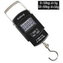 Balança Digital Portátil Gancho P/Pesca bagagem 50 Kgs Cbr1046