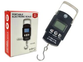 Balança digital portátil lamazon até 50kg c/ trena 1 metro - hs-a09l