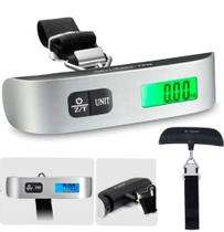 Balança Digital Portátil para Mala de Viagem Bagagem até 50kg Portátil