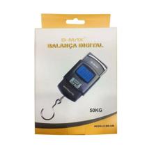 Balança digital Portátil para pesca ou cozinha com gancho - até 50 kg - B-Max