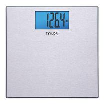 Balança digital Taylor para peso corporal, capacidade de 180 kg, aço inoxidável
