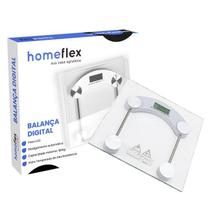 Balança Digital Vidro Casa Academias Banheiro 180kg - HOME FLEX