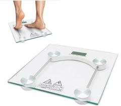 Balança Eletrônica Corporal para Banheiro de Vidro Temperado até 180 kg - Moment