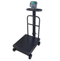 Balança Eletrônica UR10000 LIGHT W 300KG/50G ME 45X60CM C/RODAS ENCOSTO BAND ACO PINTADO C/COLUNA - Urano