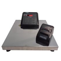 Balança Industrial Ramuza 150kg/50g Bivolt IDR10.000 Impressora Térmica