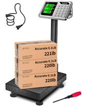 Balança Industrial Yoncon A6-300 Plataforma para Envio 300kg LCD