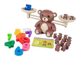 Balança Infantil Didática Com Ursinhos e Números Poliplac 8185