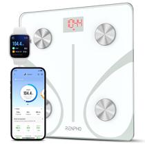 Balança inteligente RENPHO para peso corporal com aplicativo Bluetooth BMI branco Balança inteligente RENPHO para peso corporal com aplicativo Bluetooth BMI branco