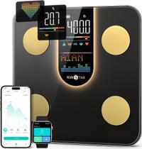 Balança inteligente Runstar para peso corporal com tela VA 8 em 1