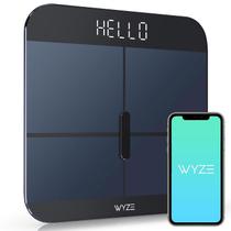 Balança inteligente WYZE Scale X para peso corporal, IMC, gordura corporal, preta