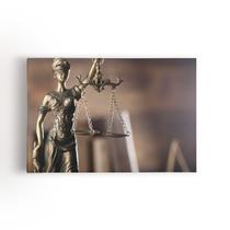 Balança Justiça Deusa Têmis Direito Quadro Canvas 60x40cm Balança Justiça Deusa Têmis Direito Quadro Canvas 60x40cm