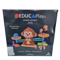 Balança Macaco Aprenda A Somar Educ Play - Polibrinq PB523 Balança Macaco Aprenda A Somar Educ Play - Polibrinq PB523