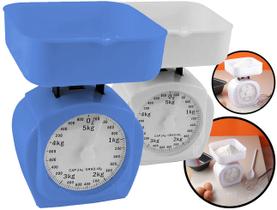 Balança Mecânica Analógica Com Prato Cozinha Pesar Alimentos Capacidade 5kg Uso Doméstico