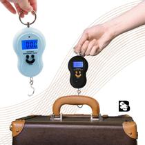 Balança Portátil de Mala Para Viagem Digital Mão Pesagem de Bolsa Bagagem Peixe Pesca Até 50kg Balança Portátil de Mala Para Viagem Digital Mão Pesagem de Bolsa Bagagem Peixe Pesca Até 50kg