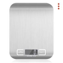 Balança Portátil Digital Cozinha 10kg Display LCD Aço Inox Balança Portátil Digital Cozinha 10kg Display LCD Aço Inox