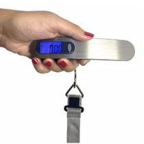 Balança Portátil Digital De Mão Mala Bagagem Pesca Até 50 Kg