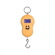Balança Portátil Visor Digital LCD com Gancho 50 K Amarelo Balança Portátil Visor Digital LCD com Gancho 50 K Amarelo