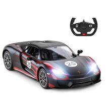 Balança RC Car RASTAR Porsche 918 Spyder 1:14 para crianças preta