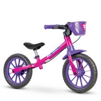 Balance Bike Bicicleta de Equilíbrio Aprender a Andar Meninas e Meninos de Crianças - Nathor
