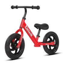 Balance Bike Birtech para crianças de 2 a 5 anos com assento ajustável vermelho