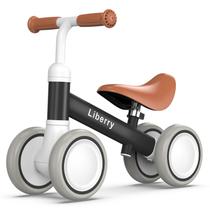Balance Bike Liberry Baby de 1 ano com assento ajustável preto Balance Bike Liberry Baby de 1 ano com assento ajustável preto