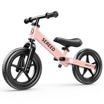 Balance Bike SEREED para crianças de 2 a 5 anos com placa personalizada rosa Balance Bike SEREED para crianças de 2 a 5 anos com placa personalizada rosa