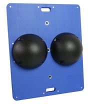 Balance Board CanDo 38x46 cm, 8 cm de altura, preta