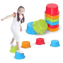 Balance Buckets Special Supplies Stepping Stones para crianças Balance Buckets Special Supplies Stepping Stones para crianças