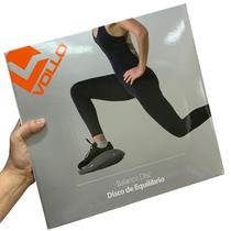 Balance Disc PIlates, Fisioterapia Joelho Disco de Equilibrio VP1031 Cinza Vollo Com Bomba de Ar