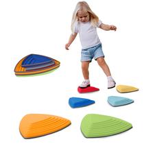 Balance Stepping Stones Acorn Avenue Kids, pacote com 6, antiderrapante