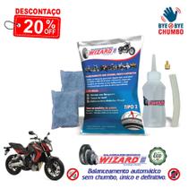 Balanceamento Automático Sem Chumbo Tipo 2 Pneu Moto Honda CB 650F - Kit 2 Pneus