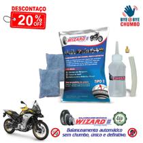 Balanceamento Dinâmico Sem Chumbo Tipo 2 Pneu Moto BMW F 850 GS - Kit 2 Pneus