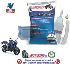 Balanceamento Micro Esferas Sem Chumbo Moto Yamaha Fazer 250 Tipo 2 - Kit 2 Pneus