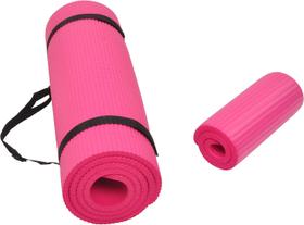 BalanceFrom Tapete de ioga Go Yoga 180 x 61 x 1,27 cm rosa