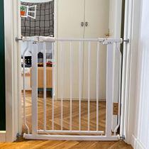 Balanceodo fácil portão de segurança walk-thru para portas e escadas com recursos auto-close/hold-open, tamanhos múltiplos, branco - BalanceFrom