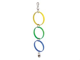 Balanço Argolas Brinquedo P/ Calopsita Periquito Agapornes Balanço Argolas Brinquedo P/ Calopsita Periquito Agapornes
