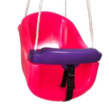 Balanço Azul Bebê Infantil Com Corda-Cinto de Segurança e Trava-Balanço para Meninos e Meninas