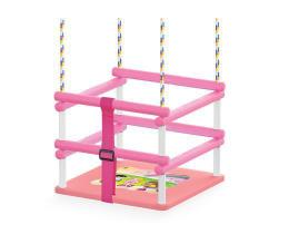 Balanço Bebê Rosa Brinquedo de Madeira infantil Junges Balanço Bebê Rosa Brinquedo de Madeira infantil Junges