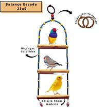 Balanço Brinquedo Escada com Poleiro Birds