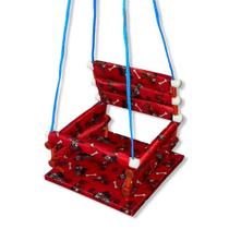 Balanço Cadeirinha Infantil Para Criança De Madeira Suporta 30 Kg