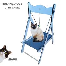 balanço cama e berço para gatos com brinquedo interativo pet