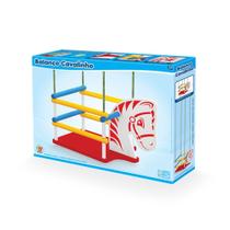 Balanço Cavalinho Infantil Bebê Em Madeira Inmetro - 201 Junges Balanço Cavalinho Infantil Bebê Em Madeira Inmetro - 201 Junges