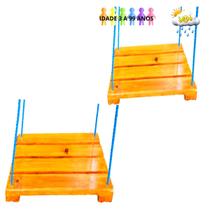 Balanço Criança E Adulto Reforçado Madeira Kit Com 02 Unid Balanço Criança E Adulto Reforçado Madeira Kit Com 02 Unid