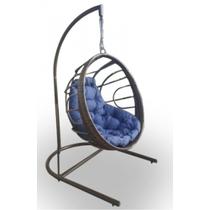 Balanço de Alumínio Revestido em Fibra Sintética - Tecido Linum Azul